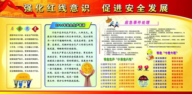 安全发展展板