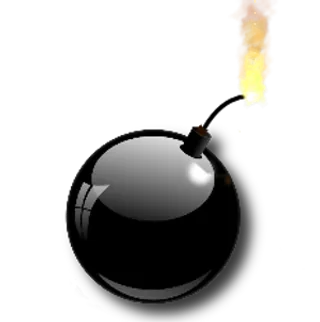 卡通炸弹PNG免扣透明素材