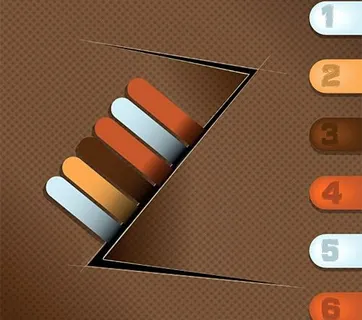 嵌入标贴矢量素材