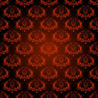 红色花纹背景