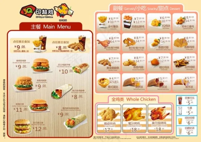 点餐牌