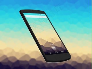 Nexus5手机模型PSD分层素材