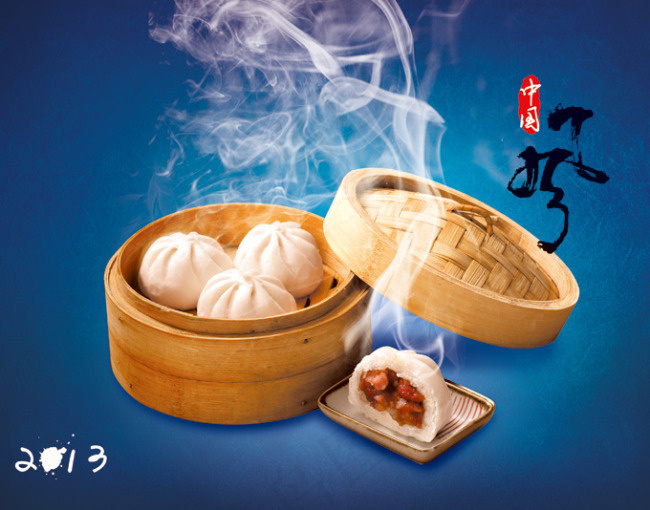 中国传统小吃小笼包PSD素材(3307X2598(DPI:300))psd模版下载