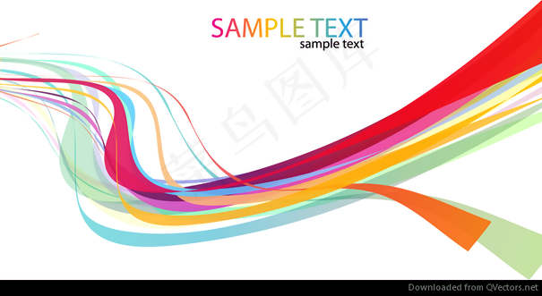 摘要彩虹波线V.。