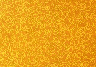 黄色花纹背景