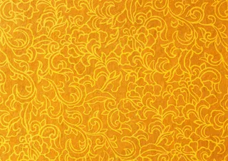 黄色花纹背景