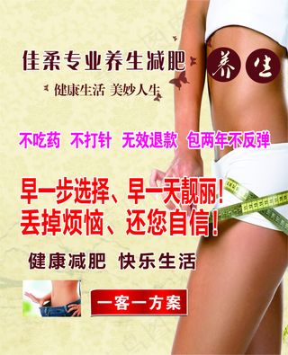 养生减肥海报