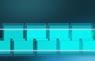 蓝色底图PSD模板下载