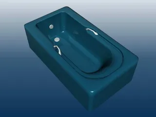 浴缸3d模型3D卫生间用品模型 1