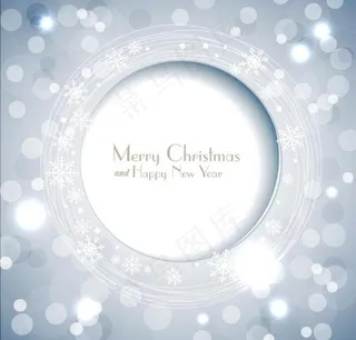 梦幻雪花背景图片