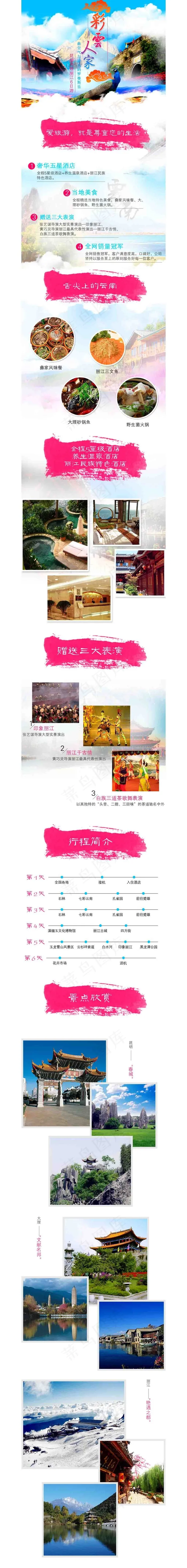淘宝天猫旅游旅行详情页(790X8584(DPI:72))psd模版下载