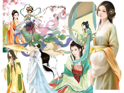 中国风古代戏剧古典美女