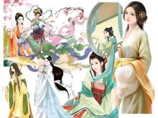 中国风古代戏剧古典美女