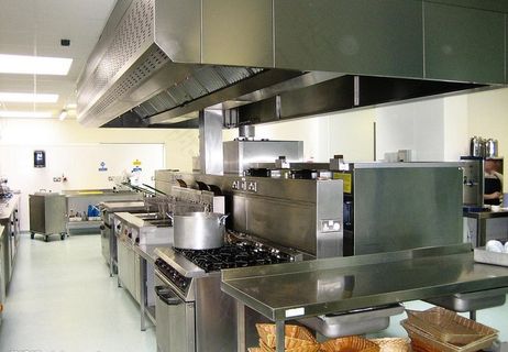酒店厨房全不锈钢组合厨图片