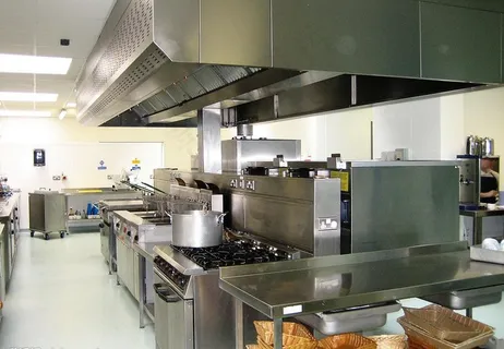 酒店厨房全不锈钢组合厨图片