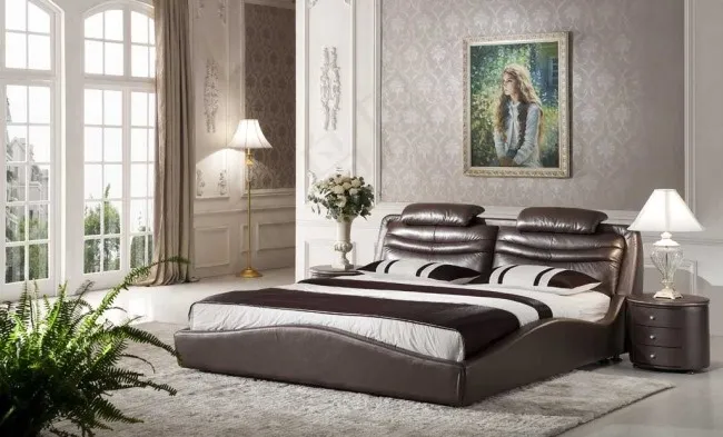 软床背景 简欧式软床