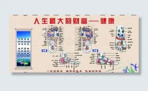 足底反射图图片