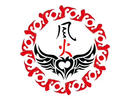 创意圆圈天使火焰LOGO可用头像徽...psd模版下载