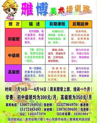 雅博美术班图片