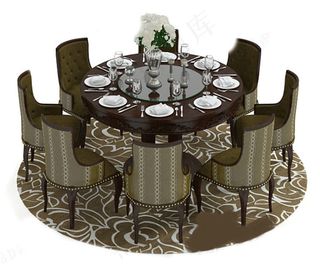 餐桌模板素材模板下载