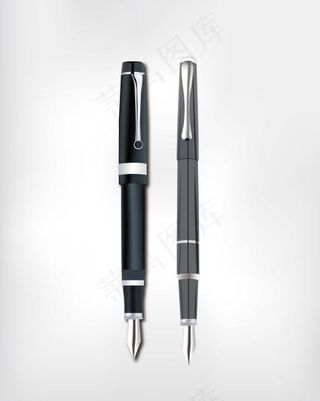 精致钢笔矢量图