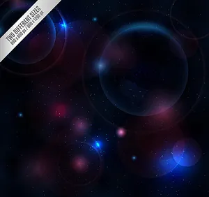 梦幻宇宙空间背景矢量素材图片