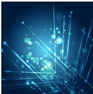 深科技炫彩蓝图片