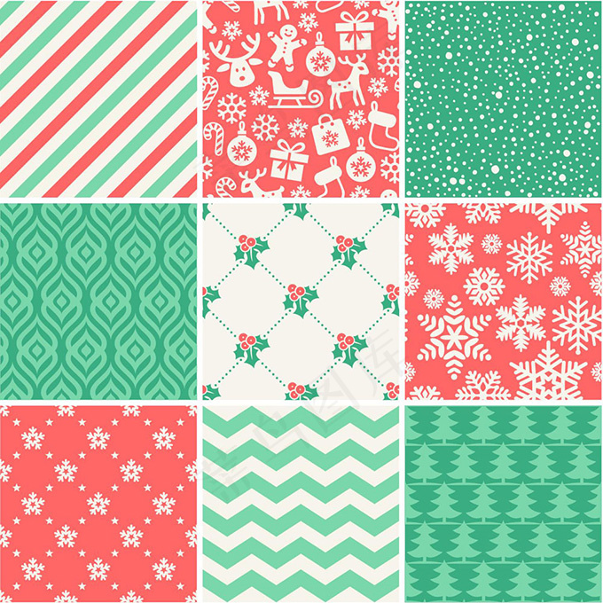 圣诞节元素背景