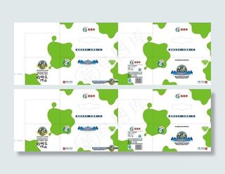 牛奶妙酸乳礼盒包装设计图片