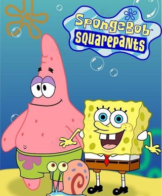 可爱的海绵宝宝卡通矢量素材