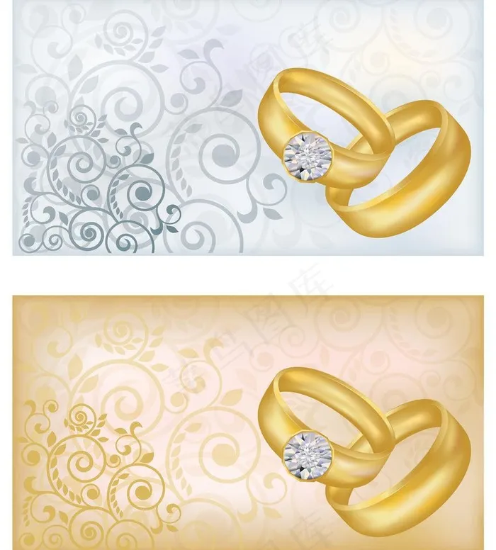 欧式花纹 钻戒图片eps,ai矢量模版下载