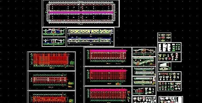 仓库全套钢结构施工图