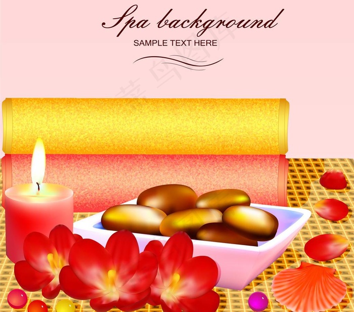美容spa背景图片