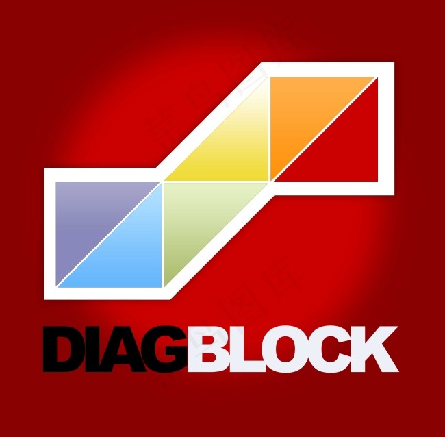 diagblock通用logo素材psd模版下载