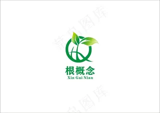 农业创意简约清新标志