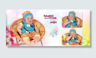 儿童相册模版图片