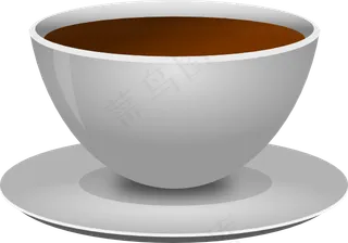 mokush现实咖啡杯前D视图剪贴...