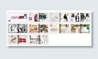 思宇小屋服装画册矢量图