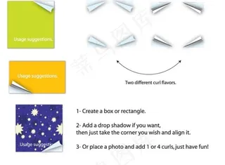 Page Curls照片卷页效果