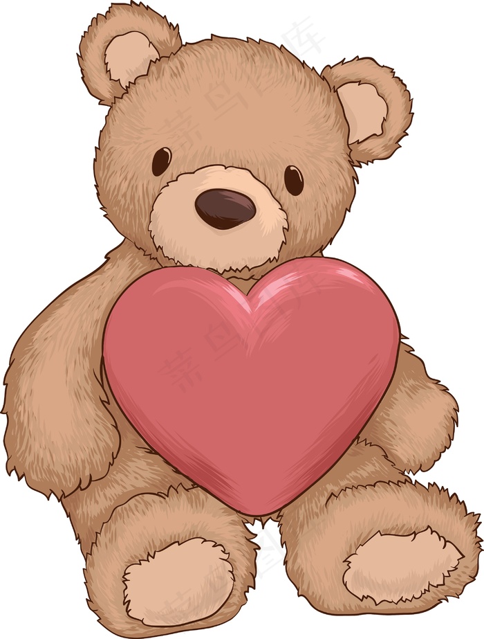 向量的情人的玩具熊