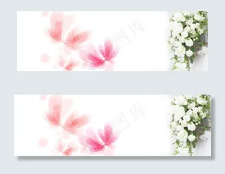 唯美中国风简约大气淘宝海报背景　