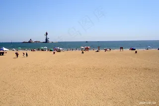 南戴河海滩图片