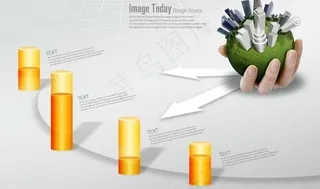 商务领域对比统计图图片