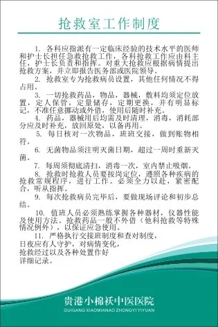 小棉袄中医院制度17cdr矢量模版下载