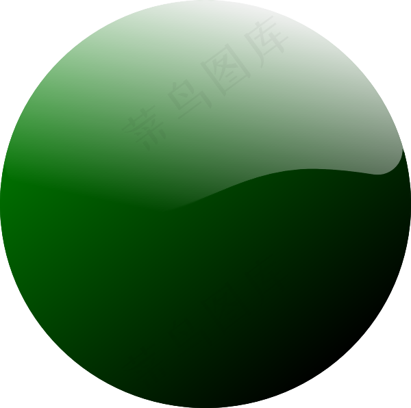 绿色的圆形图标剪贴画