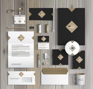 黑色色调VI设计图片