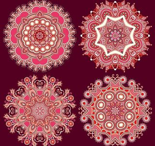 古典花纹背景图片