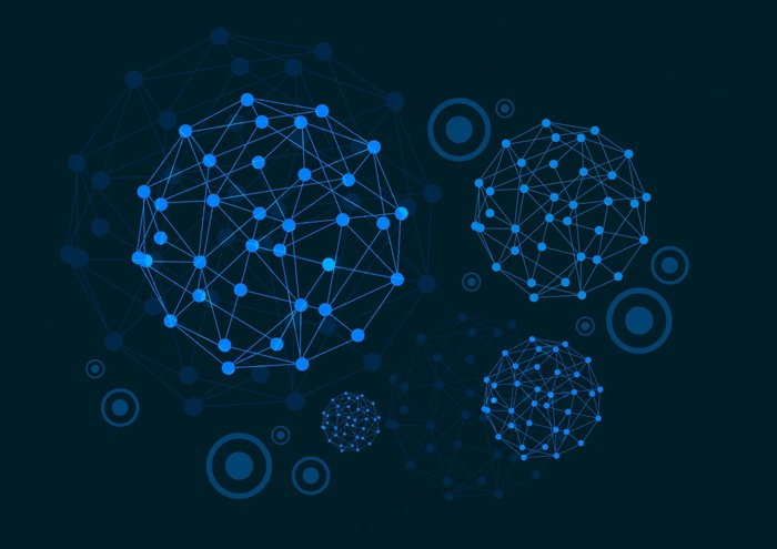 科技背景矢量图