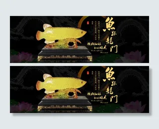 招财金龙鱼海报