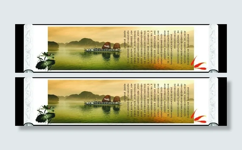 越南风景图片cdr矢量模版下载